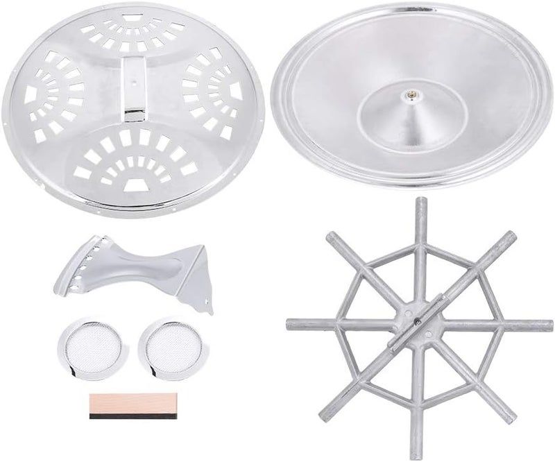 MUNEFE Resonator Guitar Kit, Resonator Tailpiece Spider Bridge Cover, Resonator Cone Set, Suitable for Resonator Guitar - Image 1